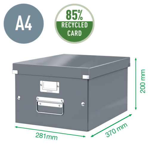 60440095_03.jpg Pudło uniwersalne Leitz C&S A4 WOW, czarne