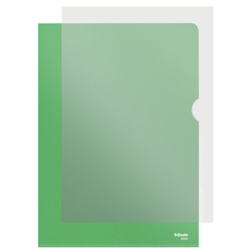 60835-1.jpg Ofertówki groszkowe Esselte, A4, 115 mic., zielony