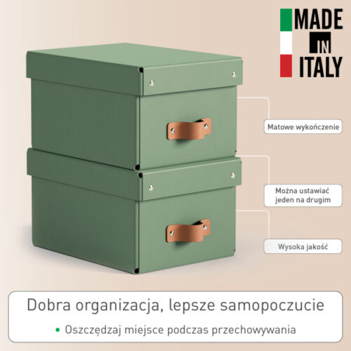 61470050_n_06.jpg Pudełko do przechowywania Leitz Puro z pokrywką, małe, 7 l, z tektury w 100% z recyklingu, 2 szt., zielone