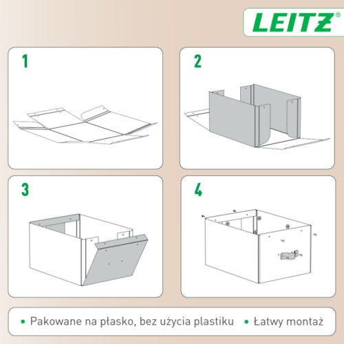 61490095_n_03.jpg Pudełko do przechowywania Leitz Puro z pokrywką, średnie, 17 l, z tektury w 100% z recyklingu, 2 szt., czarne