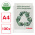Koszulki groszkowe Esselte Recycled Premium, A4 Maxi, PP 70 mic.