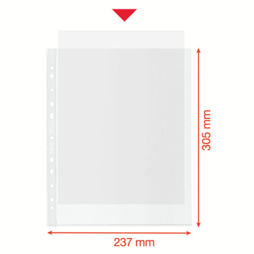 627494_05-1.jpg Koszulki groszkowe Esselte Recycled Premium, A4 Maxi, PP 70 mic.