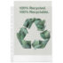 Koszulki groszkowe Esselte Recycled Premium, A4, PP 100 mic.
