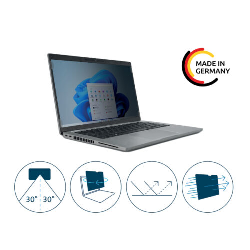 628661_08.jpg Filtr prywatyzujący Kensington, zaciemniający z 2 boków, zdejmowany, do laptopów 14", 16:10