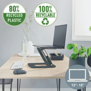 64240089_01.jpg Podstawka pod laptopa Leitz Ergo, 80% plastiku z recyklingu, szara