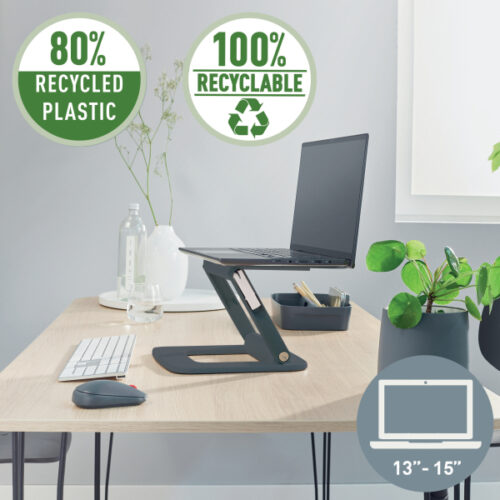 64240089_01.jpg Podstawka pod laptopa Leitz Ergo, 80% plastiku z recyklingu, szara
