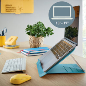 64260061_01.jpg Podstawka pod laptopa Leitz Ergo Cosy, 80% plastiku z recyklingu, niebieska