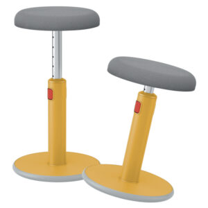 Ergonomiczny stołek Leitz Ergo Cosy, żółty