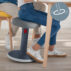 Ergonomiczny stołek Leitz Ergo Cosy, szary