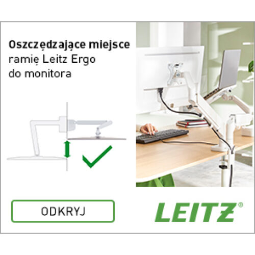 65370085_n_07.jpg Podwójne ramię Leitz Ergo do monitora, jasnoszare