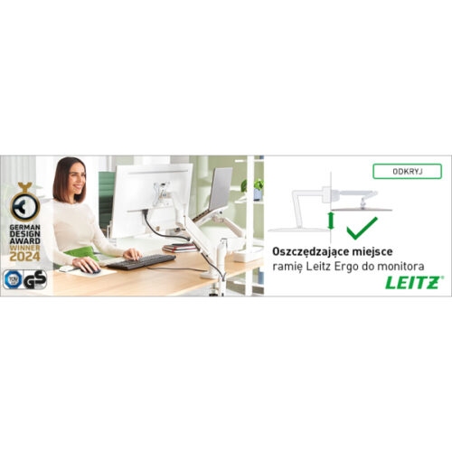 65380085_n_03.jpg Podwójne ramię Leitz Ergo do monitora i laptopa, jasnoszare