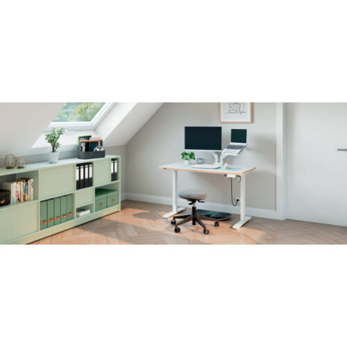 65380085_n_11.jpg Podwójne ramię Leitz Ergo do monitora i laptopa, jasnoszare