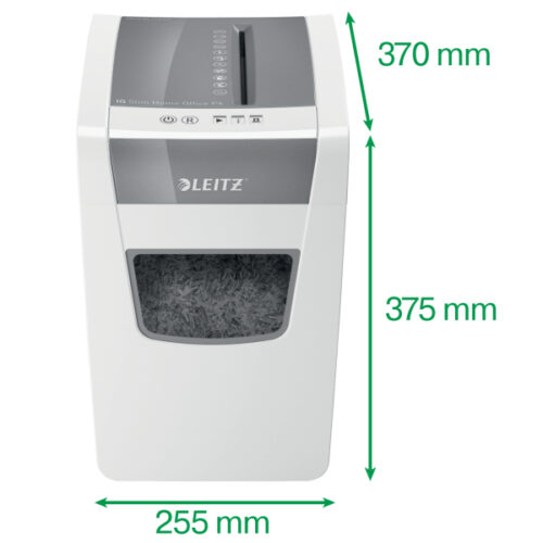 80010000_02.jpg Niszczarka Leitz IQ Home Office Slim, P4, 10 kartek, 23 l kosz