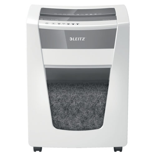 80060000_01.jpg Niszczarka Leitz IQ Office Pro, P4, 20 kartek, 30 l kosz