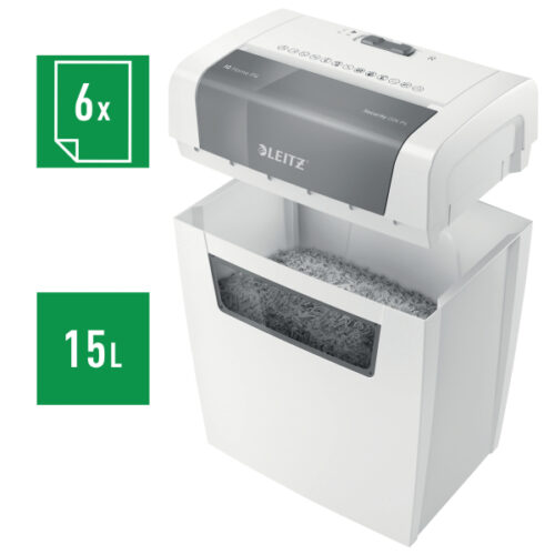 80340000_04.jpg Niszczarka Leitz IQ Home, P4, 6 kartek, 15 l kosz