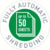 Niszczarka Leitz IQ AutoFeed 50, P4, 50 kartek, 20 l kosz