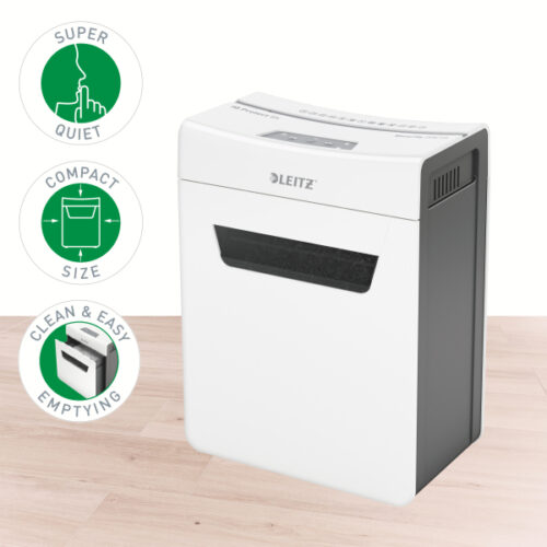80910000_01.jpg Niszczarka Leitz IQ Protect Premium 8X, P4, 8 kartek, 14 l kosz