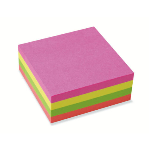 83065_01.jpg Bloczki samoprz. neon (320 kartek) 75 x 75 mm, 4 kolory