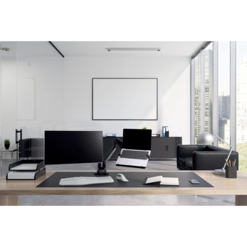 K53801WW_iu_01.jpg Uniwersalna podstawka Kensington pod laptopa mocowana na ramieniu do monitora, czarna