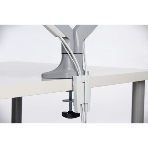 K55471EU_iu_01.jpg Podwójne ramię Kensington SmartFit™ One-Touch do monitora, szare