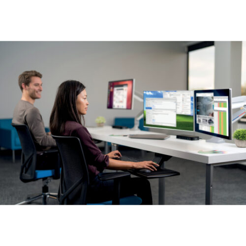 K55471EU_iu_05.jpg Podwójne ramię Kensington SmartFit™ One-Touch do monitora, szare