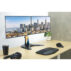 Wolnostojące podwójne ramię Kensington SmartFit™ do monitora