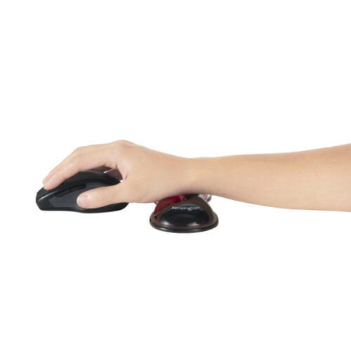 K62440WW_05.jpg Podkładka Kensington Slim Duo Gel pod nadgarstek do myszy/trackballa, czerwono-czarna