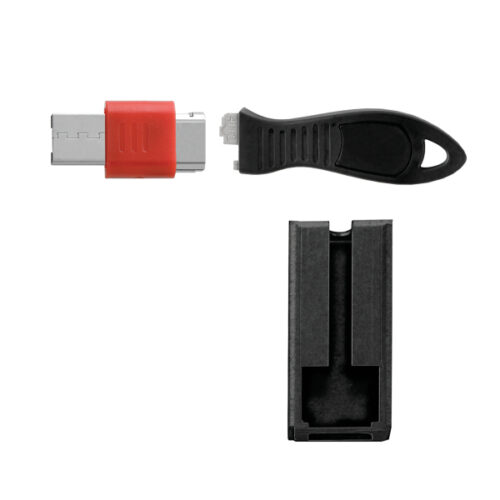 K67915WW.jpg Blokada portów USB Kensington, z linką - kwadratowa