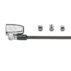 Blokada Kensington ClickSafe® do laptopa, 3 w 1, otwierana kluczem