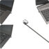 Blokada Kensington ClickSafe® do laptopa, 3 w 1, otwierana kluczem
