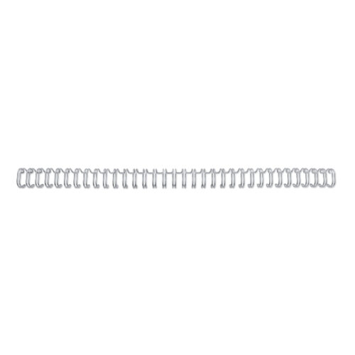 Grzbiety drutowe GBC WireBind A4, 14 mm, srebrne