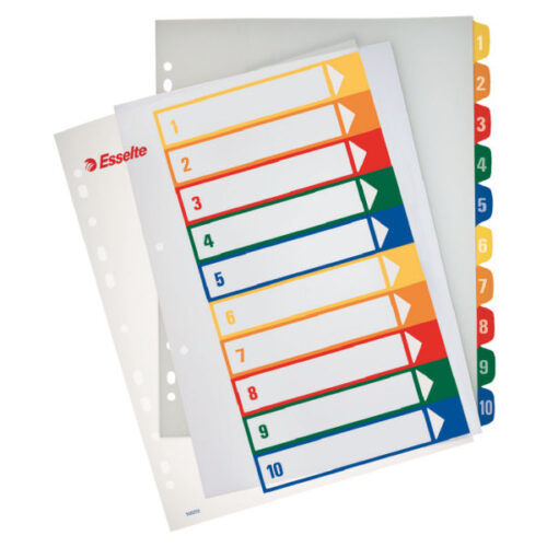 100214_n_05.jpg Przekładki plast. do nadruk. tekstu na kartę, Esselte, 1-12