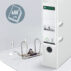 Segregator Leitz A4 z mech. 180°, szer. 80 mm, 30% PP z recyklingu, biały