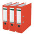 Segregator Leitz A4 z mech. 180°, szer. 80 mm, 30% PP z recyklingu, jasnoczerwony
