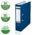 Segregator Leitz A4 z mech. 180°, szer. 80 mm, 30% PP z recyklingu, niebieski