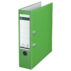 Segregator Leitz A4 z mech. 180°, szer. 80 mm, 30% PP z recyklingu, jasnozielony
