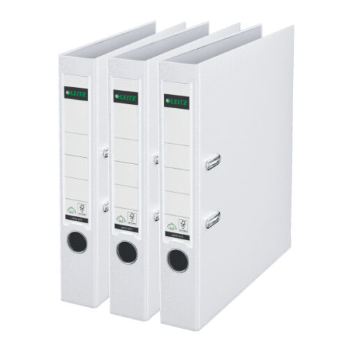 10155001_n_01.jpg Segregator Leitz A4 z mech. 180°, szer. 50 mm, 30% PP z recyklingu, biały