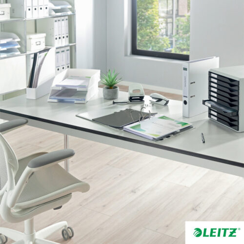 10155001_n_09.jpg Segregator Leitz A4 z mech. 180°, szer. 50 mm, 30% PP z recyklingu, biały