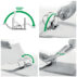 Segregator Leitz A4 z mech. 180°, szer. 50 mm, 30% PP z recyklingu, czarny