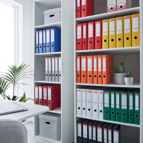 11256_05.jpg Segregator Esselte A4, ekonomiczny 75 mm, zielony