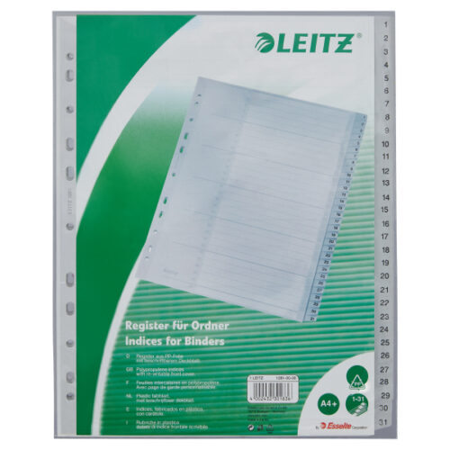 12810000_06.jpg Przekładki plast. do nadruku tekstu na kartę, Leitz 1-31