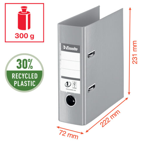 468630_n_02.jpg Segregator Esselte No.1 Vivida, A5, szer. 75 mm, czerwony