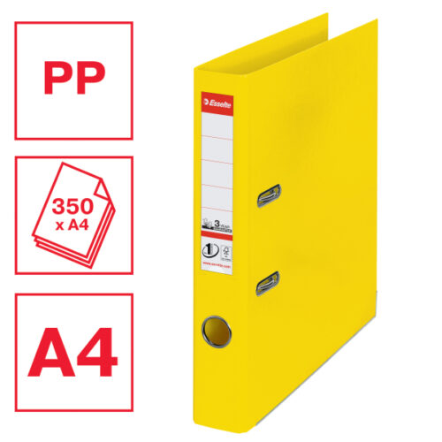 624074_01.jpg Segregator Esselte Vivida No.1, A4, szer. 50 mm, żółty