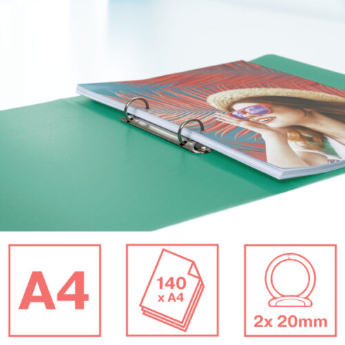 626243_01.jpg Segregator ringowy Esselte Colour'Breeze, 2 RR, 25 mm, zielony