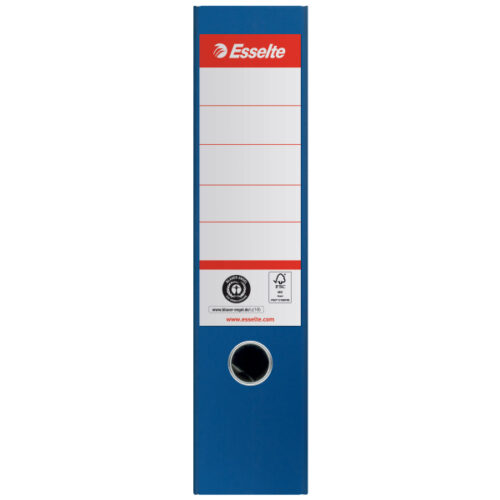 627565_01.jpg Segregator Esselte No.1, karton w 100% z recyklingu, A4, szer. 75 mm, niebieski