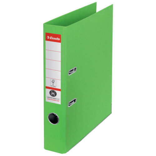 627574.jpg Segregator Esselte No.1, karton w 100% z recyklingu, A4, szer. 50 mm, zielony