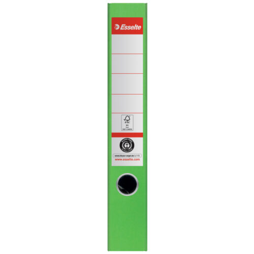 627574_01.jpg Segregator Esselte No.1, karton w 100% z recyklingu, A4, szer. 50 mm, zielony