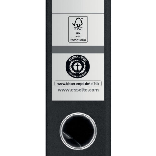 627574_n_03.jpg Segregator Esselte No.1, karton w 100% z recyklingu, A4, szer. 50 mm, zielony