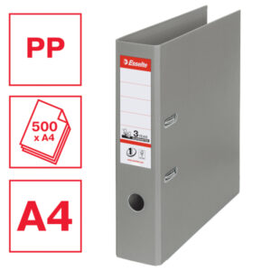 Segregator Esselte No.1, A4, szer. 75 mm, szary