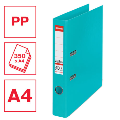 811560_01.jpg Segregator Esselte No.1, A4, szer. 50 mm, turkusowy